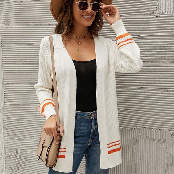 

women's knits & tees knitted cardigan women sweaters warm coat sweater winter female knit, White