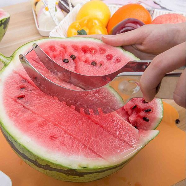 

kitchen accessories gadgets watermelon spoon stainless steel hobble cutter knife vegetable fruit 4 wholesale