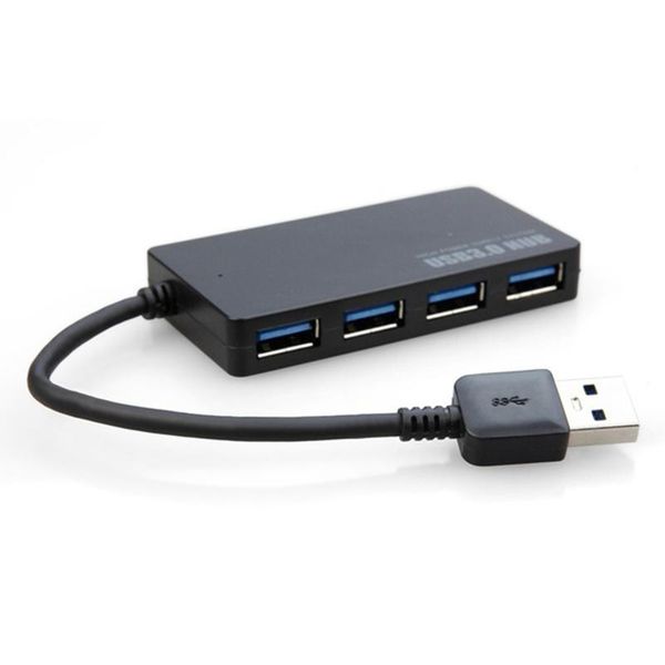 

audio cables & connectors retail usb 3.0 hub 4 port high speed slim compact expansion splitter