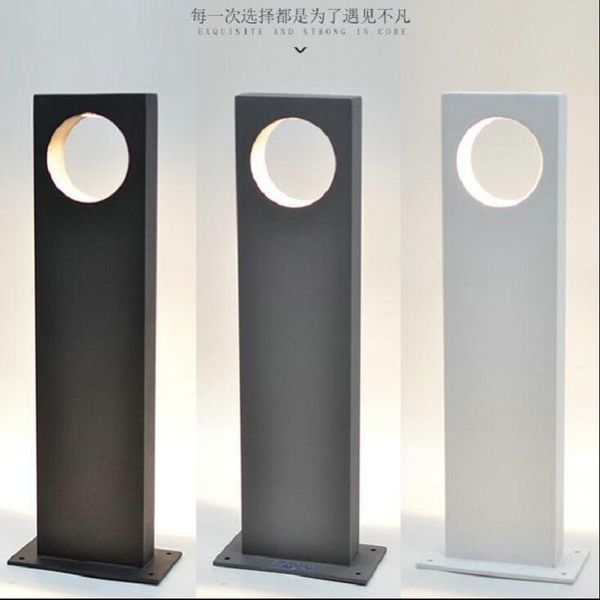 

outdoor waterproof 10w led garden lawn lamp minimalist modern landscape park light lighting aluminum ac85-265v wall lamps