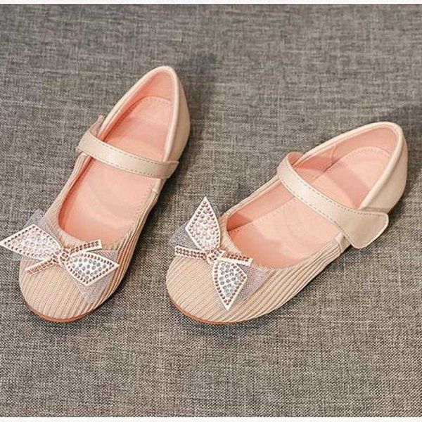 

elling designer girls sandals 2022 summer new bow little girl's single shoes kids glitter wedding party soft infantil b758 classic luxu, Black;white