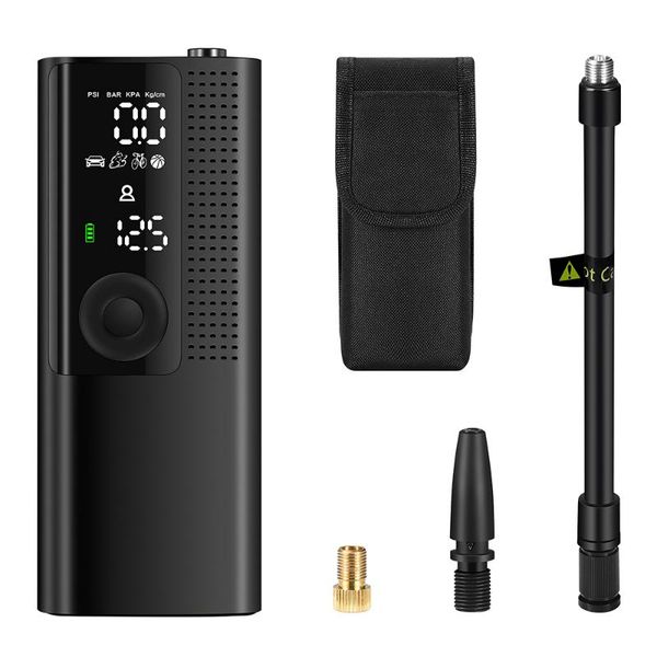 

bike pumps car electric air pump mini portable digital display smart tire inflator compressor swimming ring ball