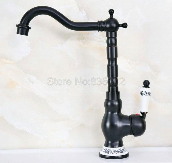 

black oil rubbed bronze bathroom and cold water taps single handle deck mount vanity sink washing basin tnf657 faucets