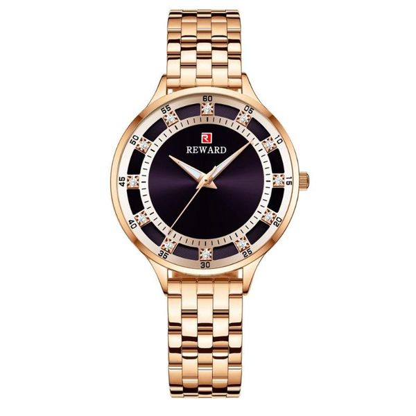 

fashion ladies quartz watch casual chic waterproof women watches 2021 female clock relogio femi wristwatches, Slivery;brown