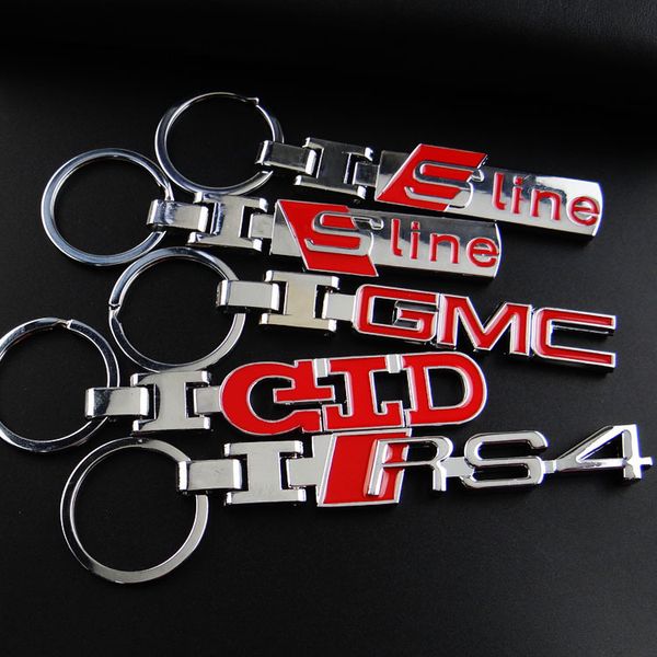 

keychains car keychain h pendant men's metal creative small gift accessories, Silver
