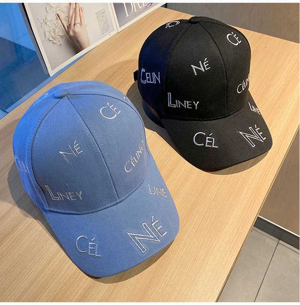 

hat female wide brim baseball letter embroidery leisure sun shading cap, Yellow