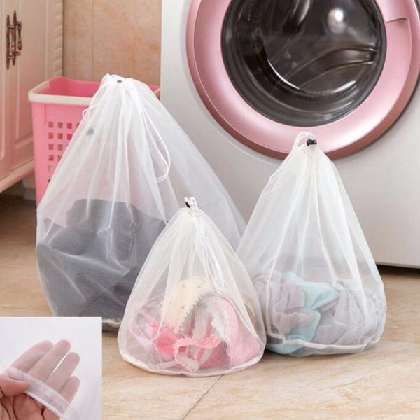 

laundry bags 3 size washing bag clothing care foldable protection net filter underwear bra socks machine clothes