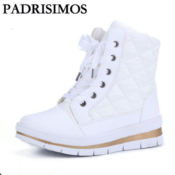 

boots padrisimos winter snow low flat female cotton velvet warm waterproof non-slip platform jsh-a962, Black