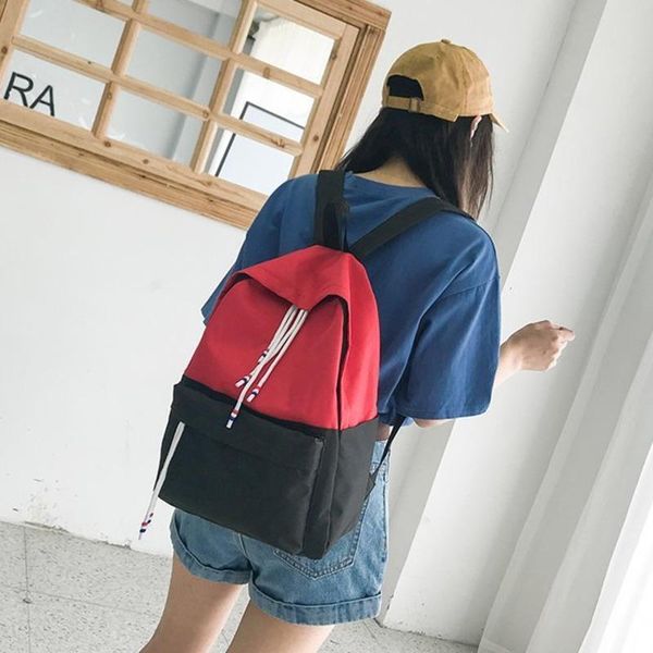 

backpack fashion women canvas for teenagers girls schoolbags female college shoulders bag men travel bagpack mochilas