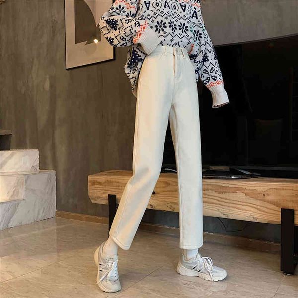 

jeans ytx156 tights with brim pants spring and autumn loosed calf-pants, Blue