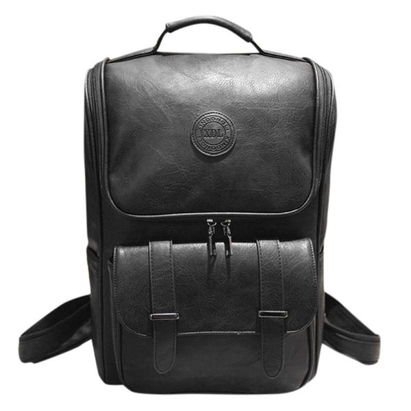

backpack aelicy 2021 men multi pocket bag casual sports fashion leather business travel