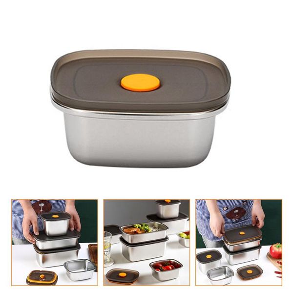 

storage bottles & jars 450ml stainless steel bento outdoor lunch box portable