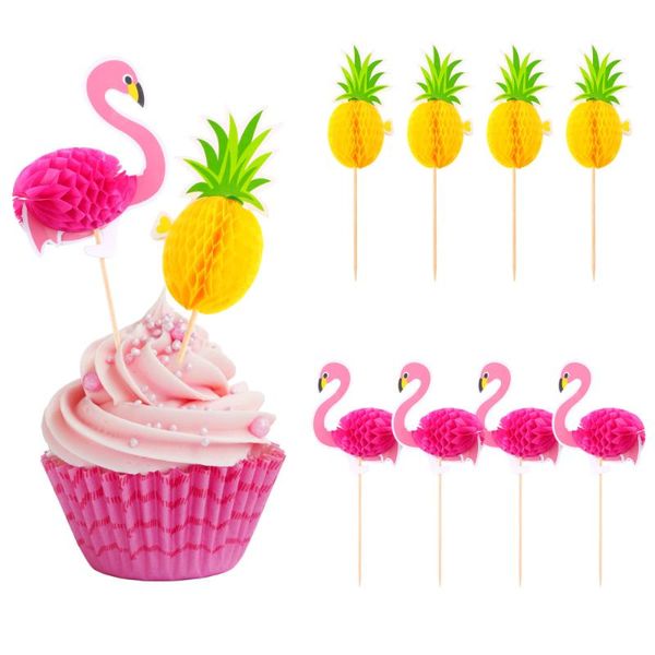 

other festive & party supplies amosfun 16pcs cake picks pineapple cupcake ers dessert for birthday wedding