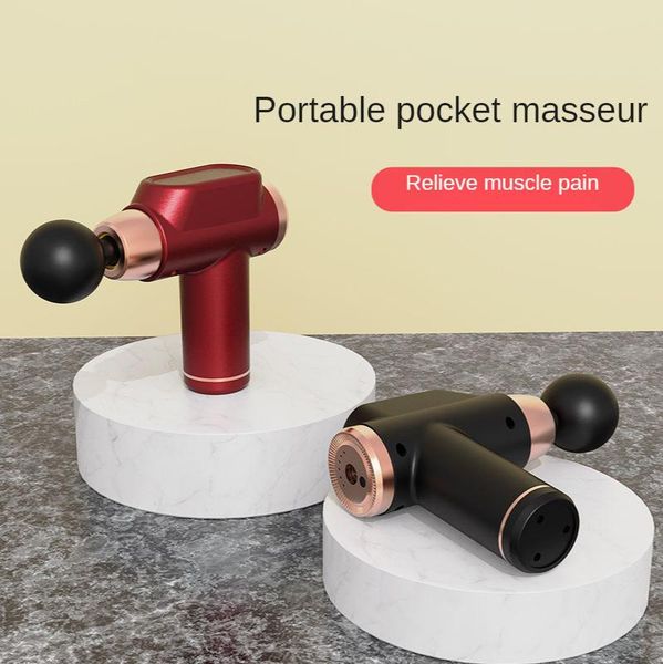 

full body massager massage gun 30 speeds lcd display deep fascia pain neck muscle relief for fitness