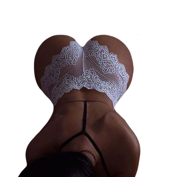 

women's fun underwear full lace high waist t-pants thong, Black;white