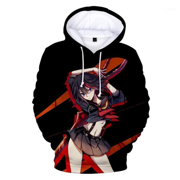 

men's hoodies & sweatshirts kill la sweatshirt long sleeve fashion harajuku hip hop 3d print casual full, Black