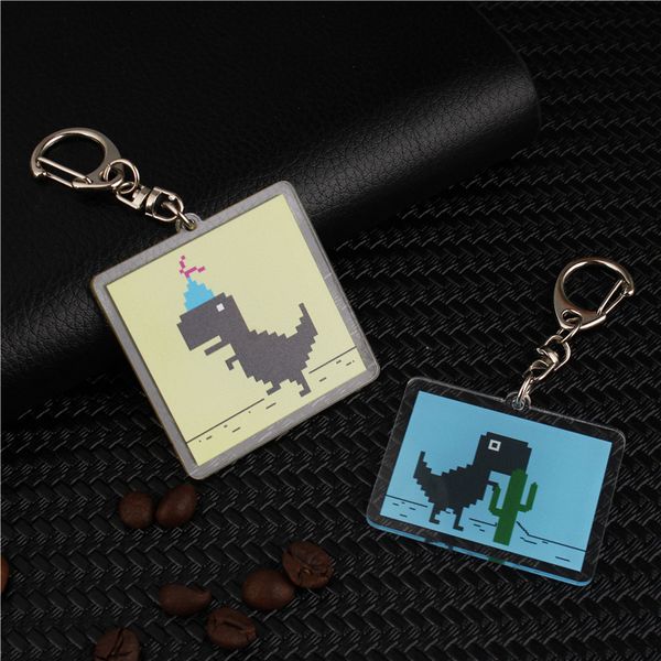 

key chain gift plastic key transparent acrylic net red pendant, Silver