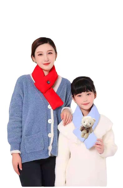 

scarves scarf heating winter usb charging smart windproof, Blue;gray