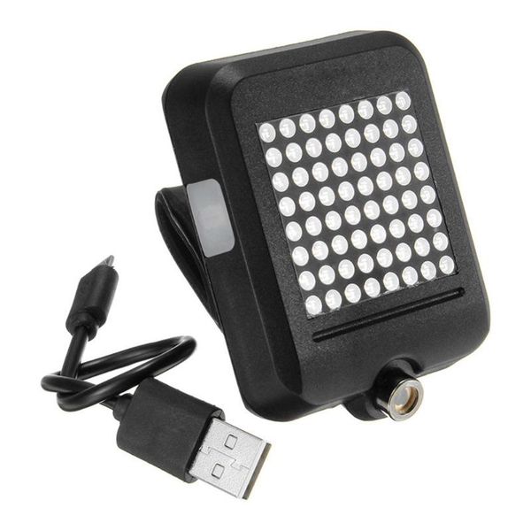 

bike lights usb rechargeable tail light 64 led bicycle turn signal intelligent sensor brake ys-buy