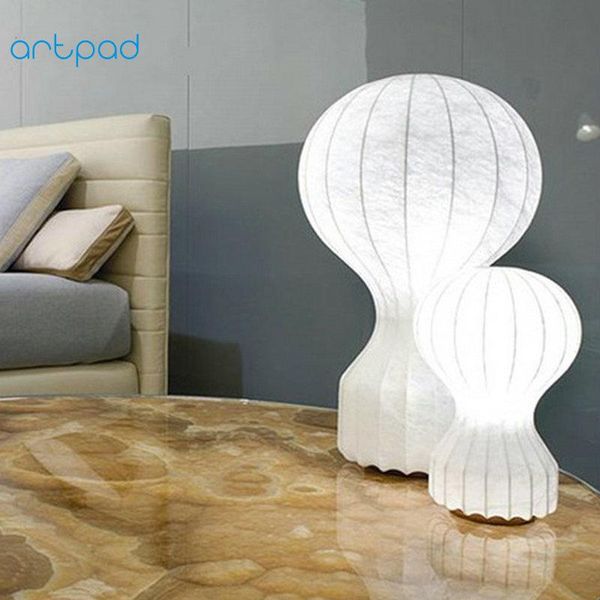 

table lamps artpad modern art decoration fabric lampshade white bedroom bedside lamp for study living room indoor lighting e27