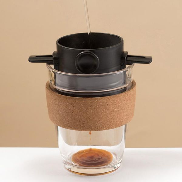 

coffee filters foldable portable filter maker stainless steel drip tea holder reusable paperless pour over dripper
