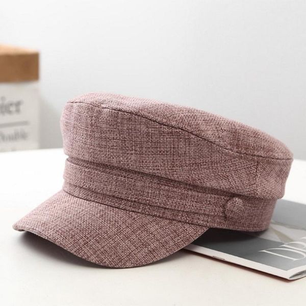 

berets 68ua cotton linen beret navy hat retro sboy octagonal warm artist, Blue;gray