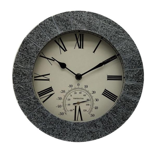 

wall clocks [ household products] outdoor stone effect european decorative resin digital clock home decor modern