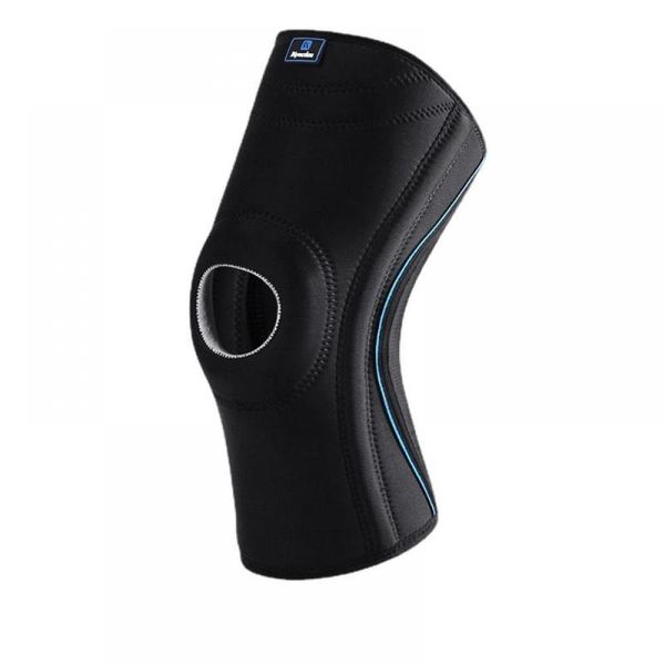 

elbow & knee pads belt brace kneecap running for support outdoor elastic basketball kneepad spring guard protector volleyball legging sp, Black;gray