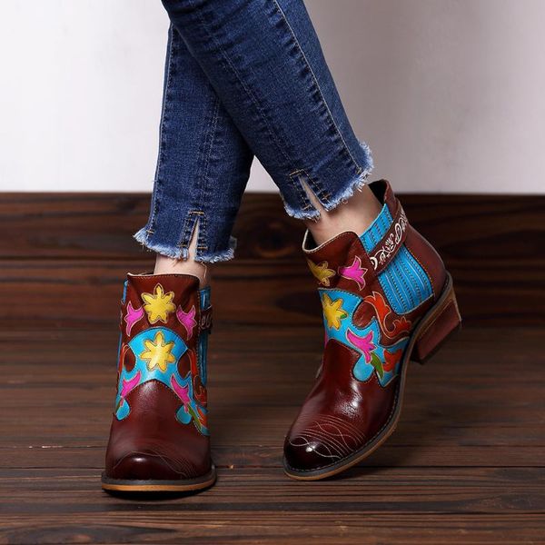 

boots genuine leather, Black