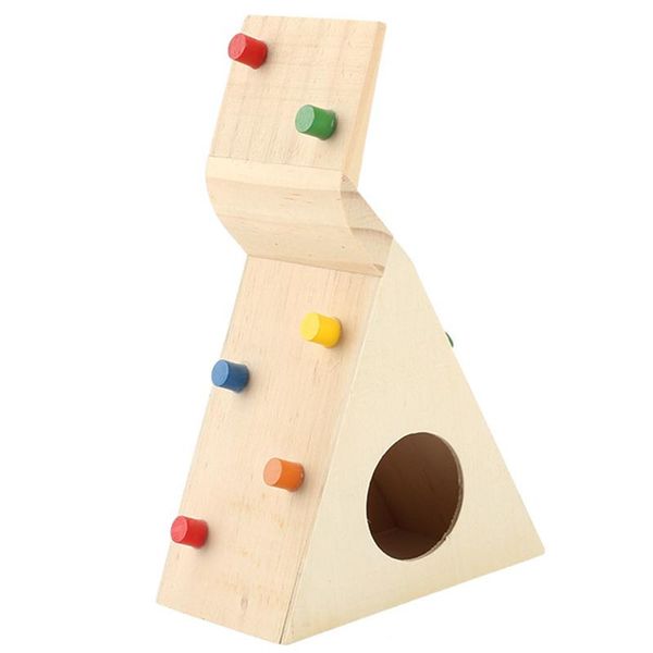 

hamster exercise toy creative wooden hideout house climbing for pets chinchilla guinea pig small animal supplies