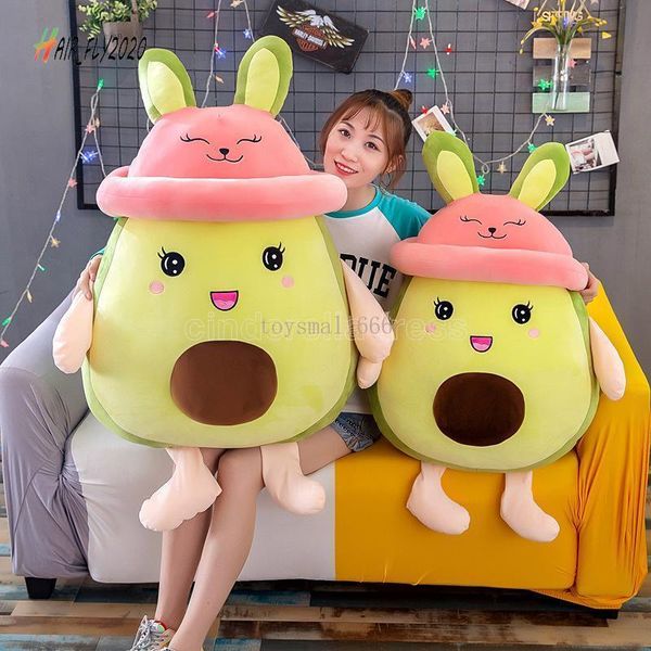 

dhl 25cm plush toys cute little avocado rabbit plush toy stuffed animals soft kids plush rabbit doll christmas gifts tikcok