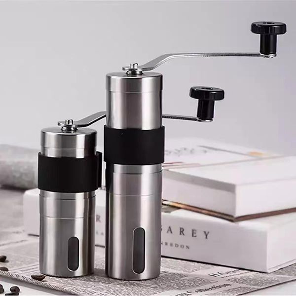 

manual coffee grinders 2 size grinder stainless steel hand handmade bean mill kitchen grinding making tools