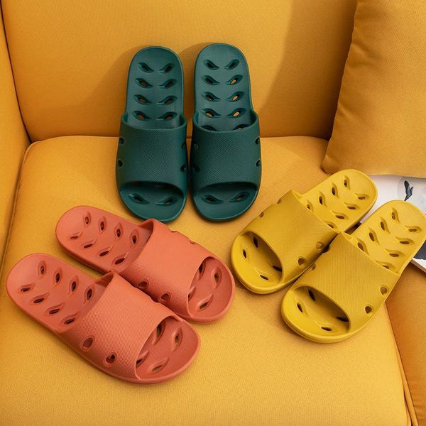 

dropship eva flat shoes men summer non-slip flip flops home slippers women slipper comfortable indoor floor zapatillas de hombre, Black