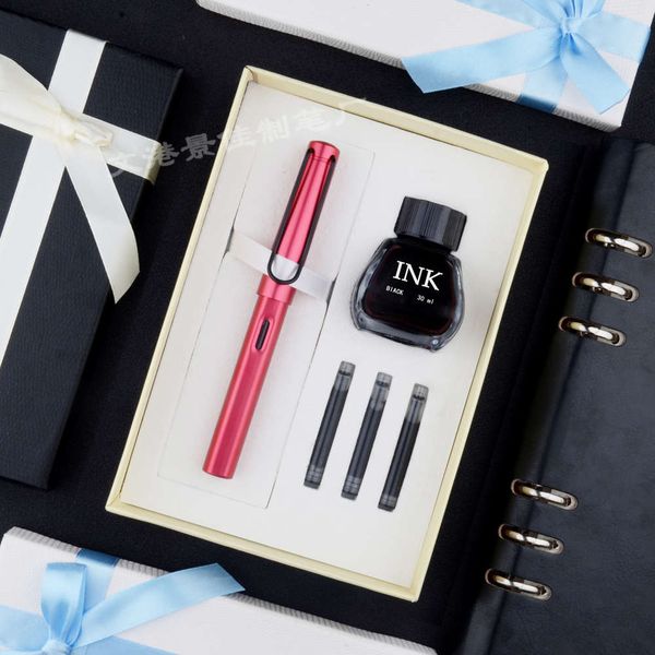 

the pen students calligraphy practice posture ink set pen gift box can be named