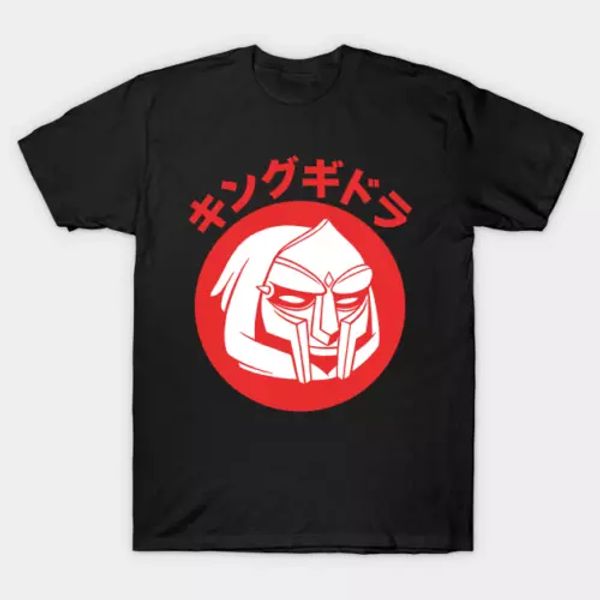 

mf doom king geedorah t-shirt gift idea for fan, White;black
