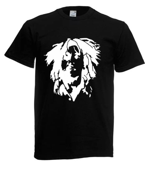 

mens t-shirt bob marley i spells i fun i funny until 5xl, White;black