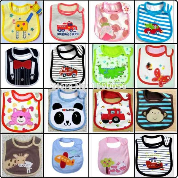 

baby boys bibs 3 layers terry clothes baby girls scarves saliva towels cartoon animal infant burp cloths embroidered pinafore 210413