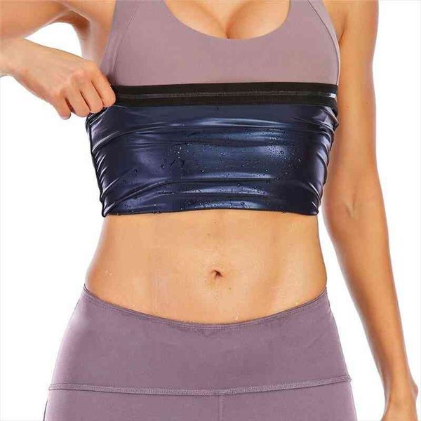 

sauna slimming belt training belly women legging sheath corset sweat fat burning body shaper weight, Black