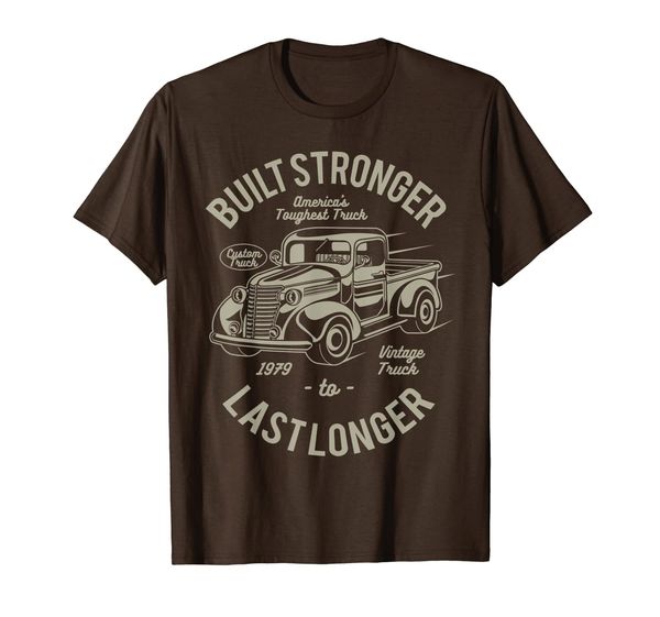 

vintage truck t-shirt (car guy shirt), White;black