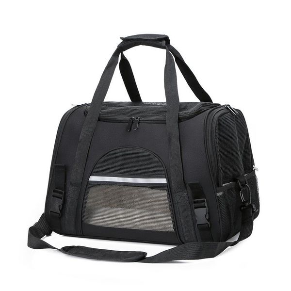 

school bags fashion dog carrier bag cat small transport pet carrying case travel breathable handbag airline approved