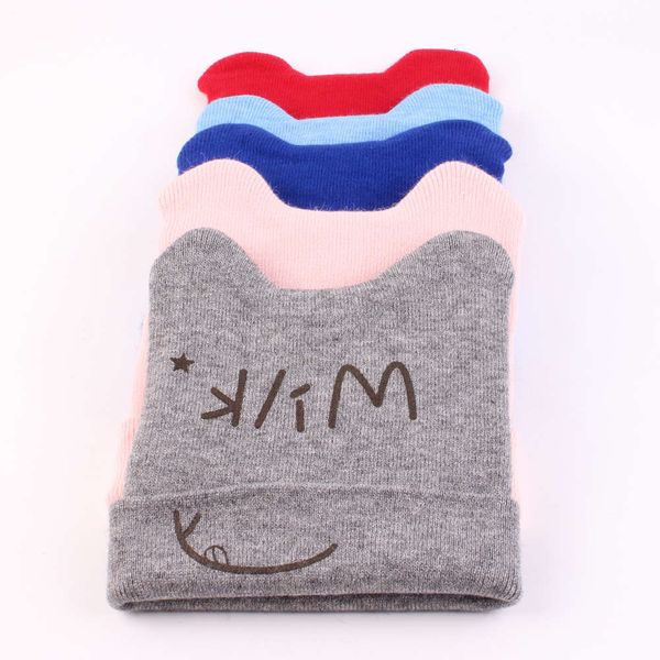 

2021 fashion baby hat wool autumn and winter warm cover, Yellow