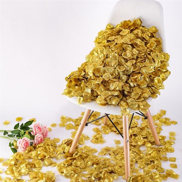 

other accessories 1000pcs wedding rose petal glitter artificial flower confetti for party decor, White