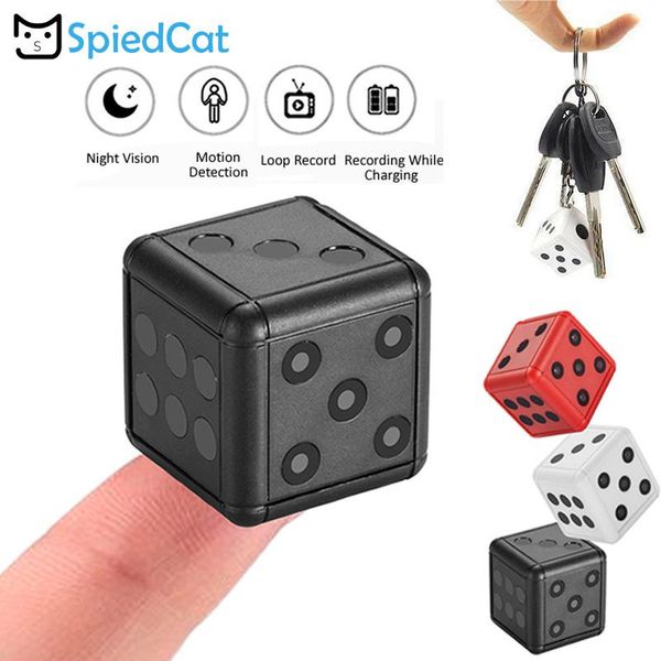 

mini night vision lens action dv cam outdoor sport video voice recorder dice keychain motorcycle micro camera support tf card cameras