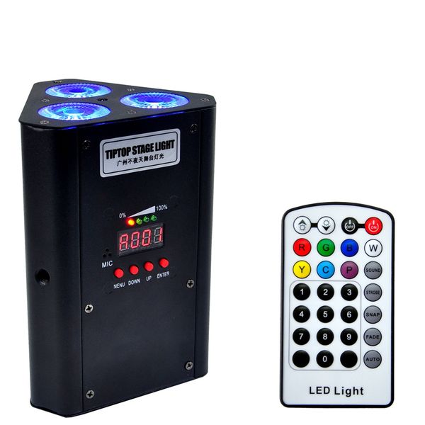 

10pcs ir remote battery operated wedge par uplighting stand dj wedding rgbwa uv led battery wireless dmx uplighting eea1274