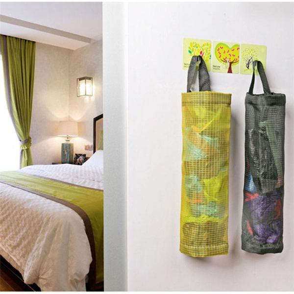 

storage bags 11.11 home grocery bag holder wall mount dispenser plastic kitchen organizer