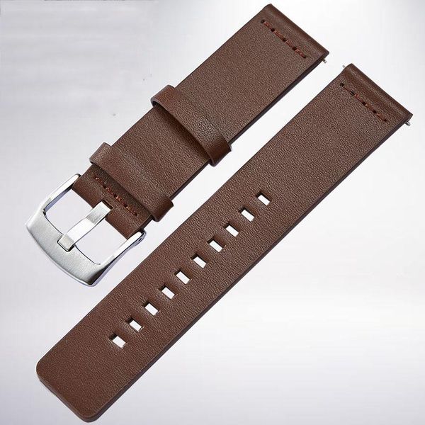 

watch bands genuine leather bracelet strap watchband 18 20 22 24mm wristwatch band for dz7313|dz7322|dz7257 belt brown color, Black;brown