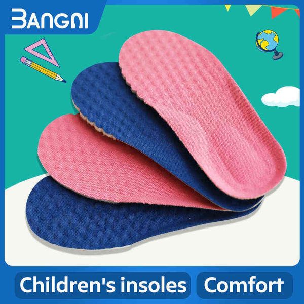 

3angni kids orthopedic insoles for shoes children flat foot arch support ortc pads sponge breathable health feet care insole h1106, White;pink