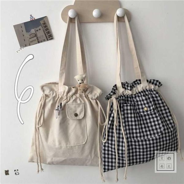 

evening bags simple style canvas bag women's shopping chess adjustable casual cordon great capacity in beautiful students shopper