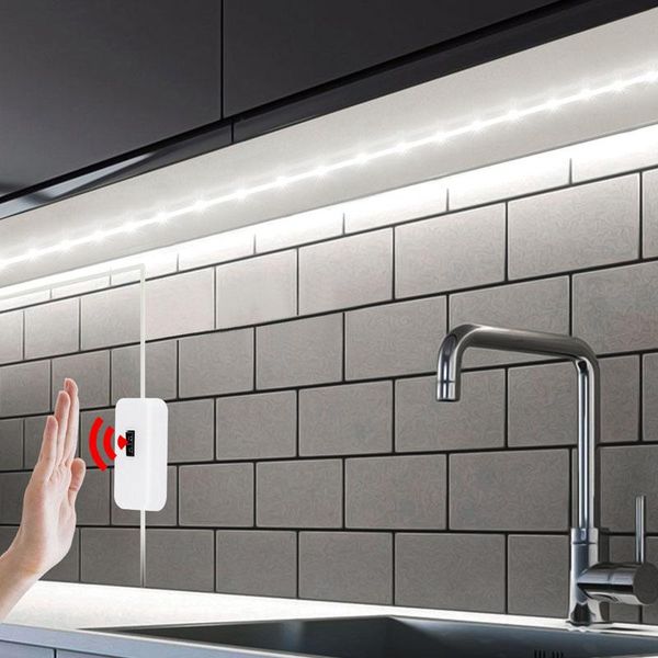 

strips led light strip hand sweep usb night lights waterproof kitchen tv wardrobe shoe cabinet backlight lamp for home wall decoration