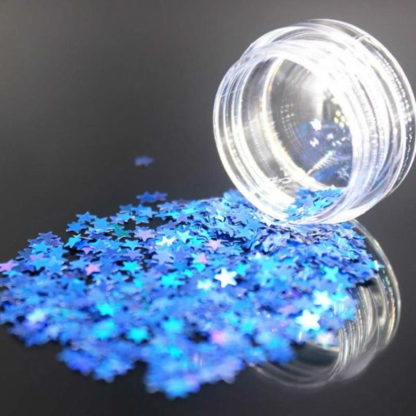

nail art kits 1pc navy blue stars sequins acrylic kit manicure set glitter powder decoration pen brush tool